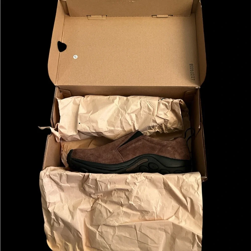 Size 8 - Merrell Jungle Moc Men's Casual Shoe‎ - Dark Earth (J65685)